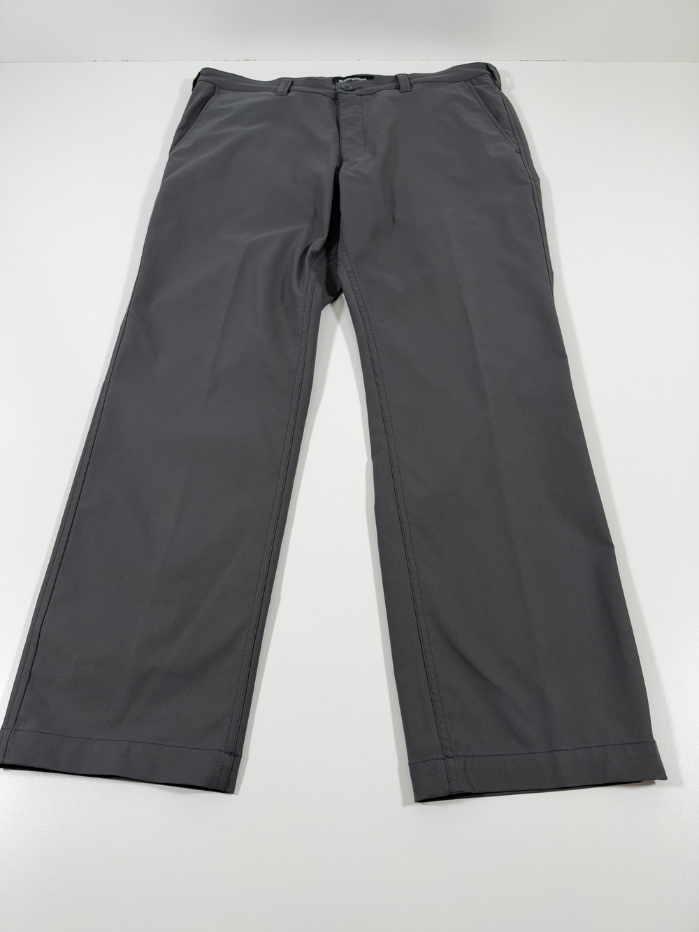 Bluffworks Ascender Pants Mens 36x30 Gray Polyester Chino Travel Casual